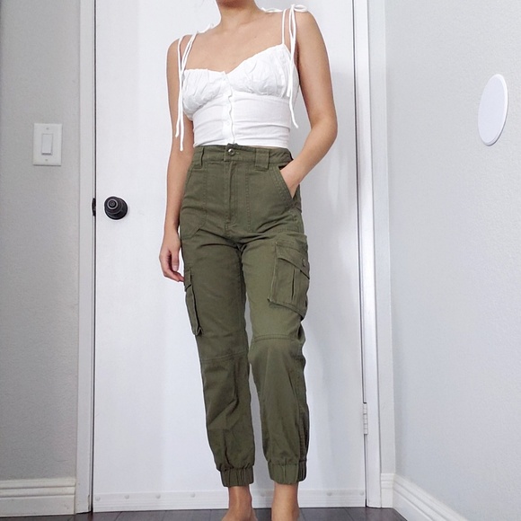 Forever 21 Pants - Forever 21 Green Utility Pants